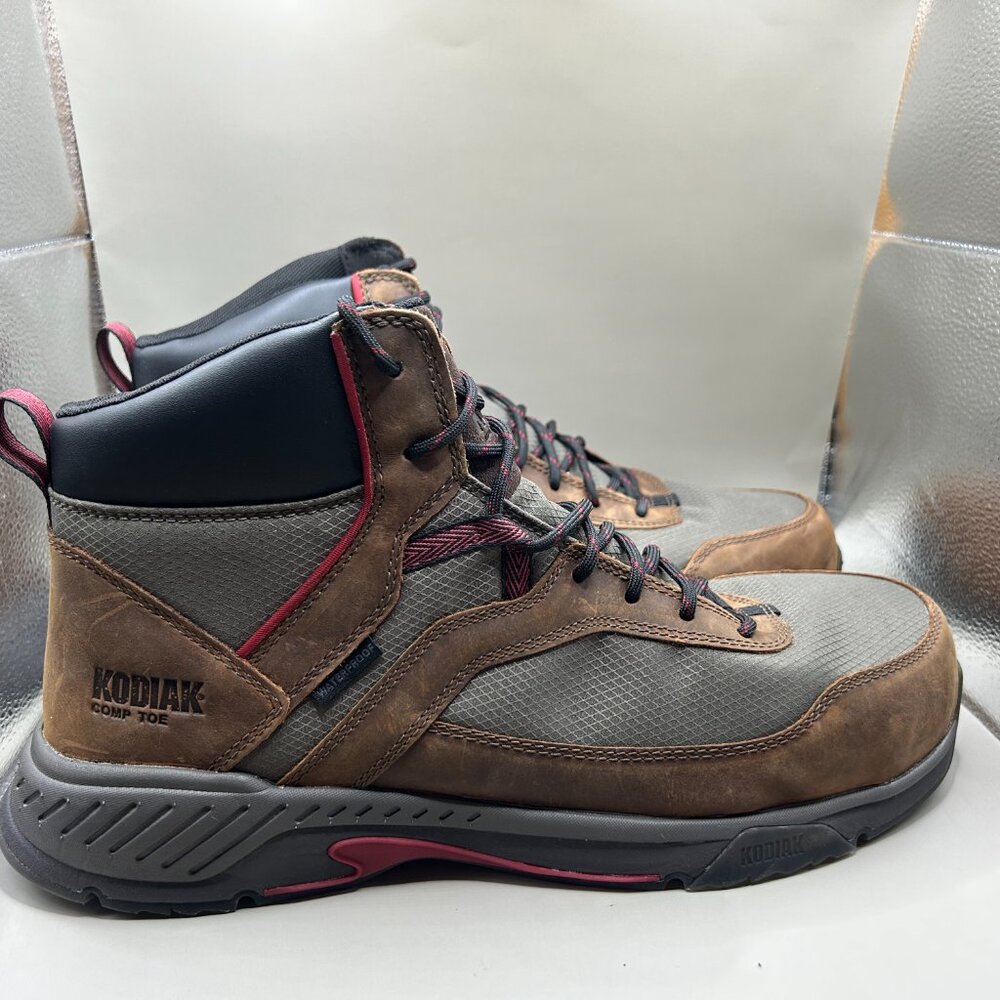 NEW Kodiak MKT1 Trail Mid Men's Waterproof Composite Toe Work Boots - Size 13 W